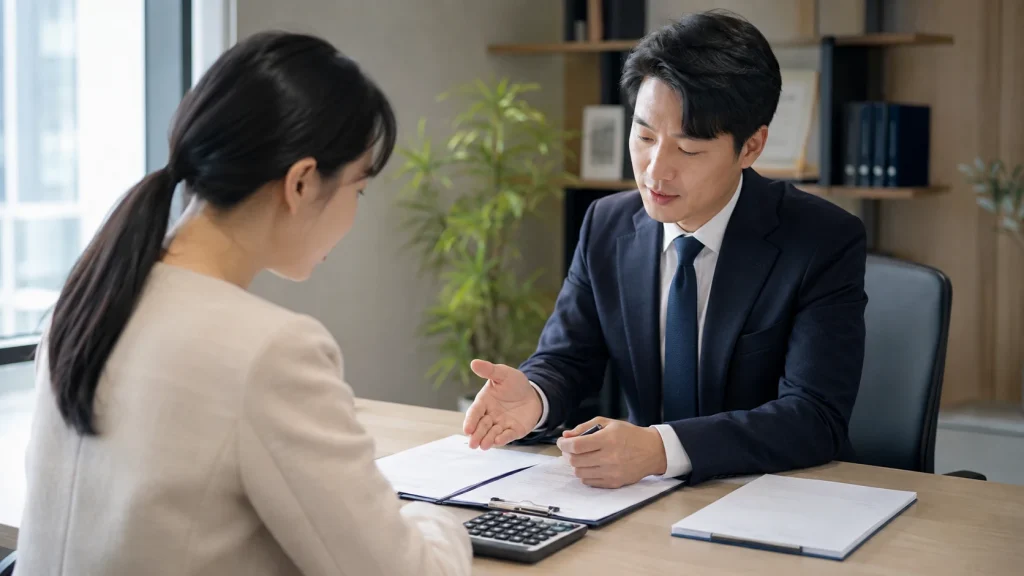 민사조정 비용 비용 조건을 비교하는 모습
